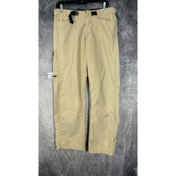 Prana Men's Hiking Camping Performance Pants‎ Beige Large (34x32) Lightweight - Picture 1 of 16